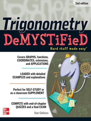 cover image of Trigonometry Demystified